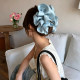 ໃໝ່ 2026 bud shark clip cream pleated face-showing small versatile hair accessory full back of the head grabber hair accessory