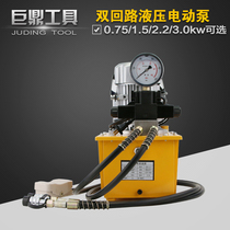 Double circuit electric hydraulic pump station foot switch foot pump double oil circuit hydraulic station two-way high pressure oil pump
