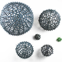 Plastic simulation flower ball bladder accessories wedding flower ball keel skeleton spherical bottom plate grass ball inner flower arrangement bottom