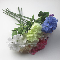 Simulation silk flower fake flower hydrangea flower Flower Branch Flower Flower Flower wedding arrangement flower arrangement flower pot decoration hydrangea flower pot