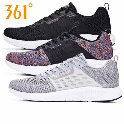361度情侶鞋運動鞋夏單網面透氣跑步鞋學生鞋361超輕獵風跑鞋
