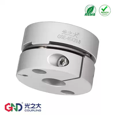 GSE diaphragm coupling stepping servo motor plum blossom bellows cross slider connection aluminum alloy coupling