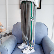 Girls pants Spring and Autumn wear 2021 new autumn clothes foreign style childrens casual trousers autumn childrens sports pants