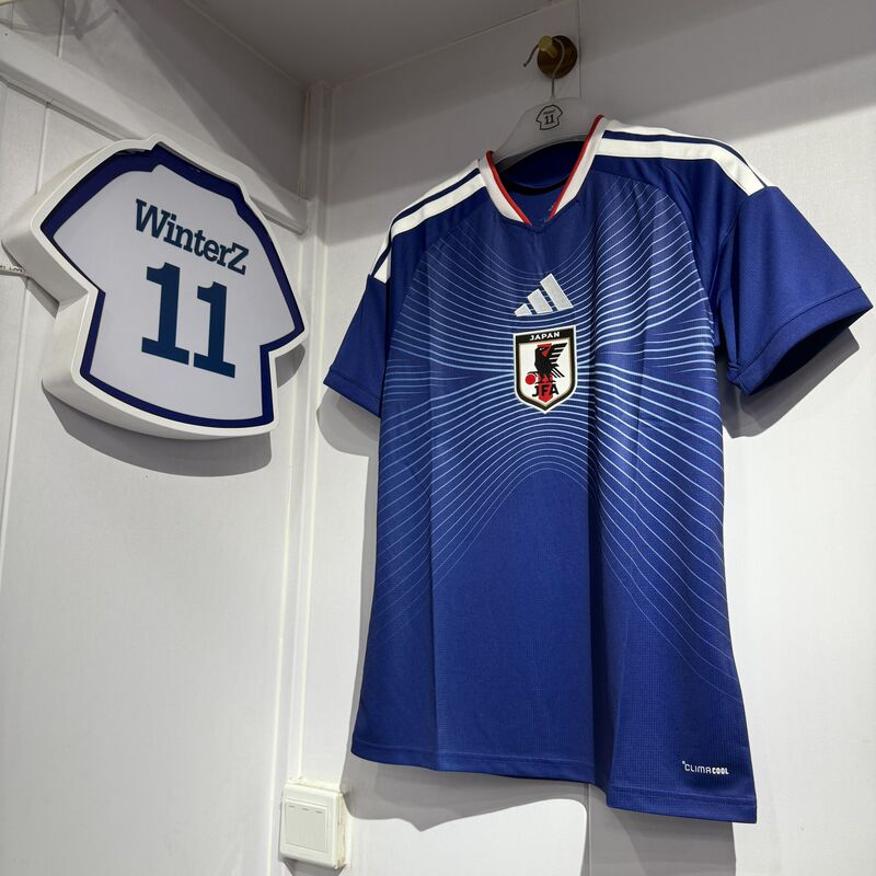 Authentic Adidas Japan National Team 2026 World Cup in North America and Mexico Home Short-Sleeved Fan Version Jersey Kd3345 Authentic Adidas Japan National Team 2026 World Cup in North America and Mexico Home Short-Sleeved Fan Version Jersey Kd3345