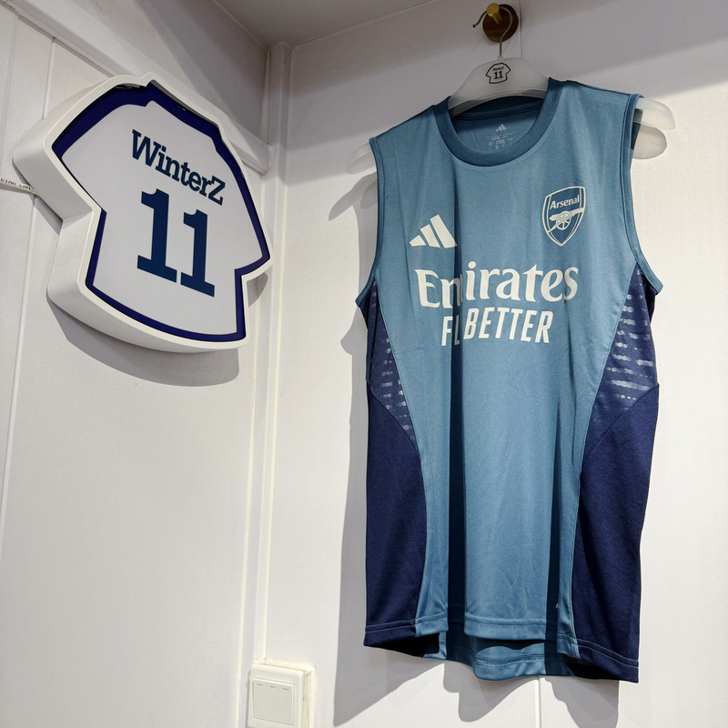 Authentic Adidas Premier League Arsenal 2025/26 Season Sleeveless Vest Training Jersey Jj1813