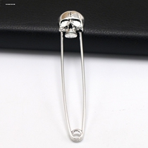Super cool small skull pin scarf shawl buckle sunshade decorative brooch cardigan pin ghost head brooch