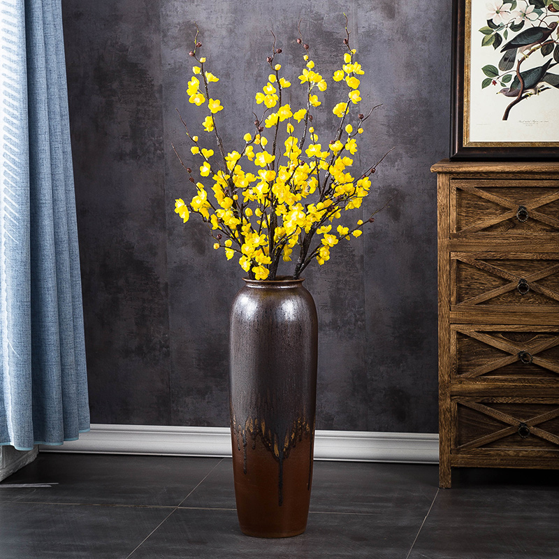 Jingdezhen restoring ancient ways of large vase ceramic home furnishing articles European I and contracted sitting room simulation flower decoration