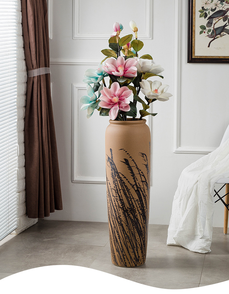 Gagarin ceramic vase landed large flower arranging restoring ancient ways suit I and contracted sitting room decorate American furnishing articles