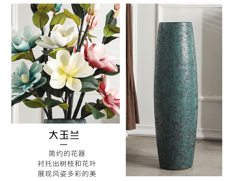 Gagarin ground vase restoring ancient ways American household decoration simulation of large ceramic sitting room adornment flowers in the vase