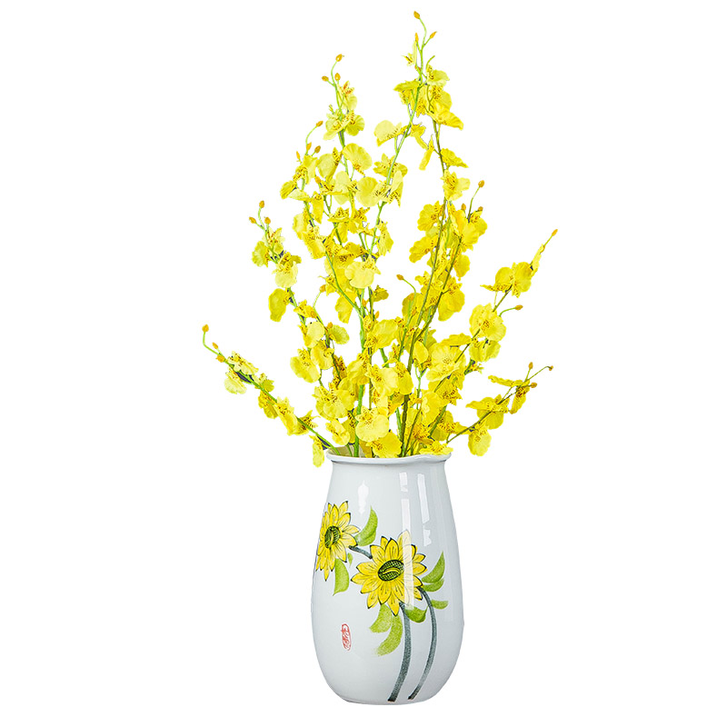 Insert gagarin hand - made ceramic vase simulation flower suit modern household living room table decoration furnishing articles dried flowers