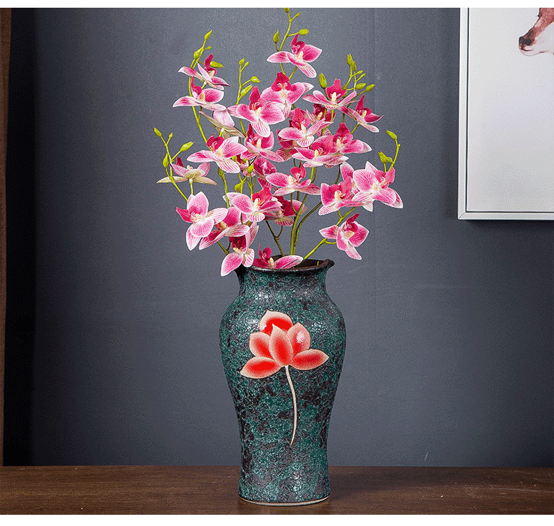 Gagarin jingdezhen ceramic vase flower adornment contracted American household wine cabinet mesa furnishing articles creative living room