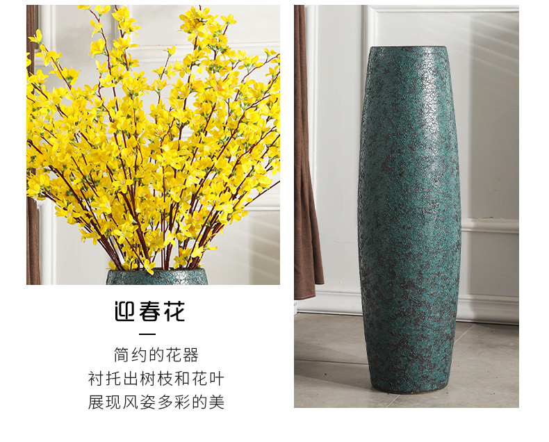 Gagarin ground vase restoring ancient ways American household decoration simulation of large ceramic sitting room adornment flowers in the vase