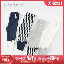 Girls leggings baby autumn clothes New Baby foreign-style trousers elastic outside wear wild young children pants tide