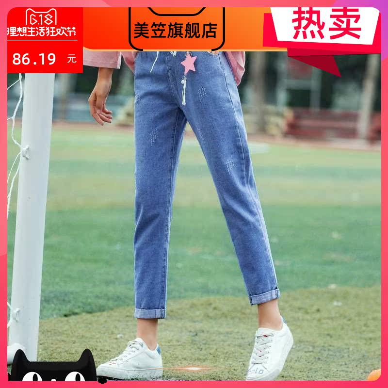 quần mỏng denim 17 mùa thu váy cô gái. 12 cô gái 13 học sinh tiểu học 14 cô gái trẻ 15 hughs