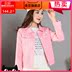 cơ thể ngắn phiên bản Hàn Quốc denim jacket của phụ nữ trong số 100 bộ sinh viên nữ dài tay bf gió loose-fitting mùa xuân mùa thu áo khoác 