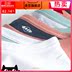 Mỹ dày vòng cổ nặng trọng lượng dưới áo t-shirt cotton t-shirt ngắn tay rắn màu đàn ông của cặp vợ chồng của phụ nữ vẫy thường T trắng 