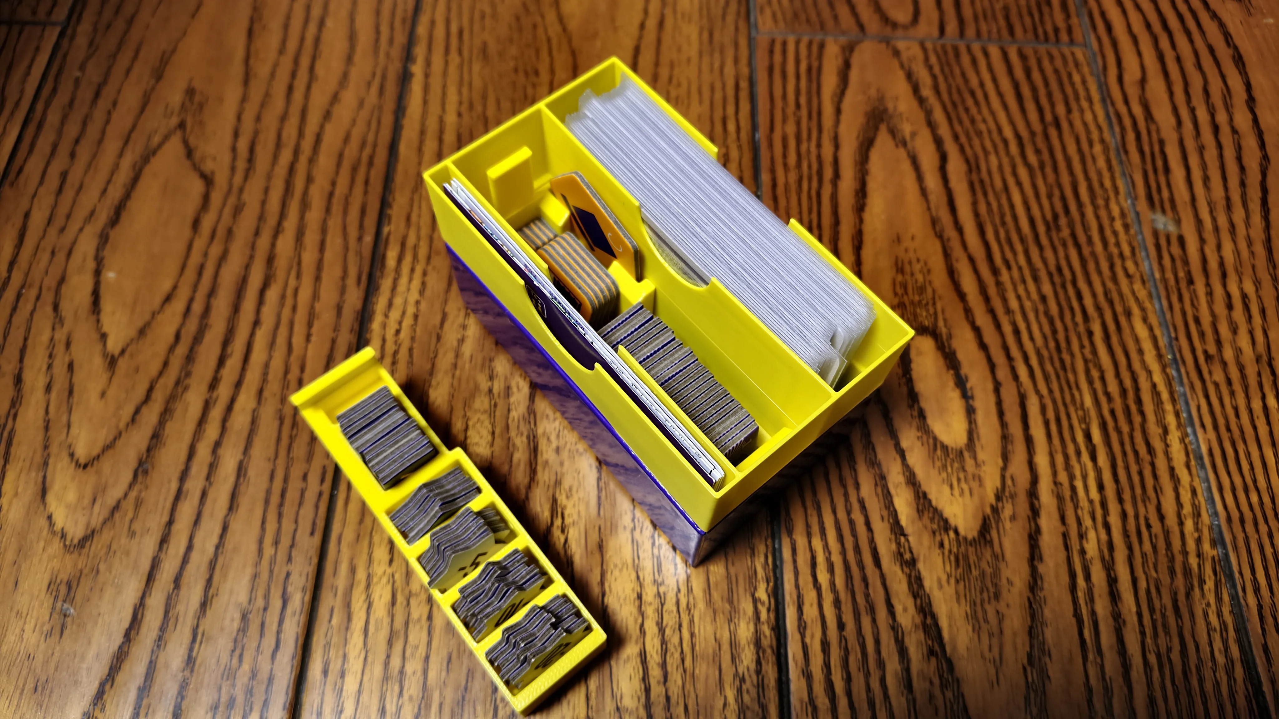 Storage system, storage box, board game accessories, 3D printing