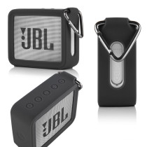 Applicable BRICS Second generation Bluetooth speaker protective sleeve silicone anti-fall containing box JBL GO2 sound protection shell
