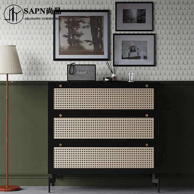 Nordic Bucket Simple Modern Storage Cabinet Living Room Living Room Wine Cabinet Cabinet Small Household Cabinet