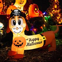 Halloween Inflatable DachshundOutdoor Holiday Decoration