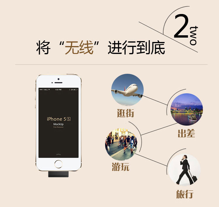 Apple phổ biến SE 6S sạc không dây iPhone5s trở lại clip siêu mỏng 7P trở lại clip sạc điện thoại di động mini - Ngân hàng điện thoại di động sạc dự phòng veger