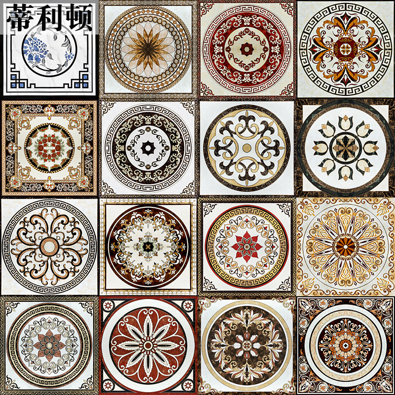 Entrance Xuanguan Flower Tiles 1600x1600 Waterknife Guest Hall Dining Hall Puzzle Size Sizes can be customized at will