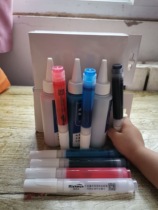Liquid whiteboard pen ink black red blue magnetic tempered glass whiteboard pen beige board whiteboard pen