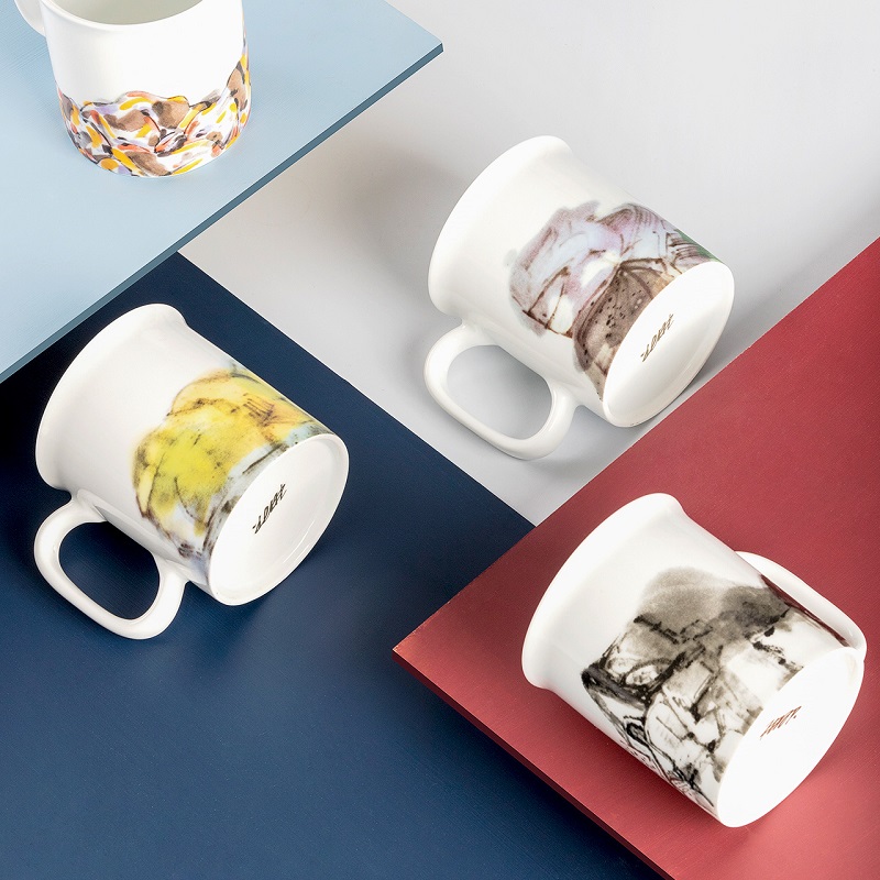 "Godwin zhang" jingdezhen ceramic art derivatives mark cup with the creative concept of glass cups