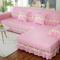 Sofa Cushion Nordic Anti-Slip Fabric All Season Universal Full Bag Full Cover Three-Princess Guido Cover Scarves Cover cushion Sub