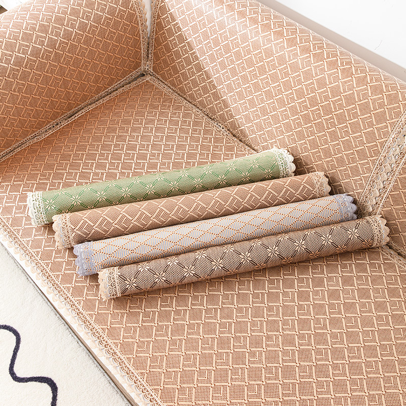 Summer sofa cushion rattan seat cushion sofa cool mat ice silk non-slip simple fashion summer universal cool mat custom