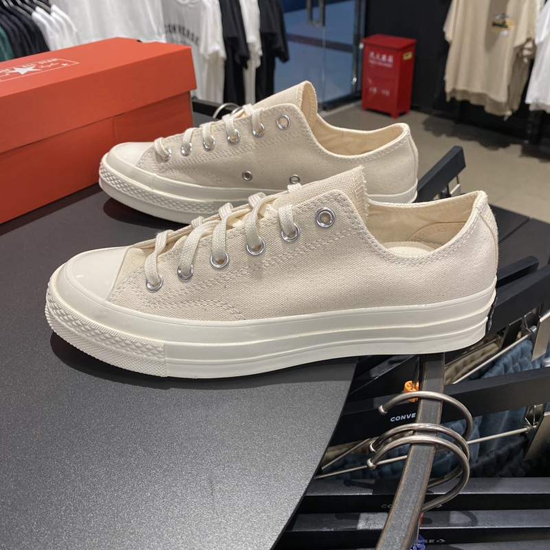 Converse 1970S Low Classic Off-White Men's and Women's Low-Top Casual Canvas Shoes 162211C