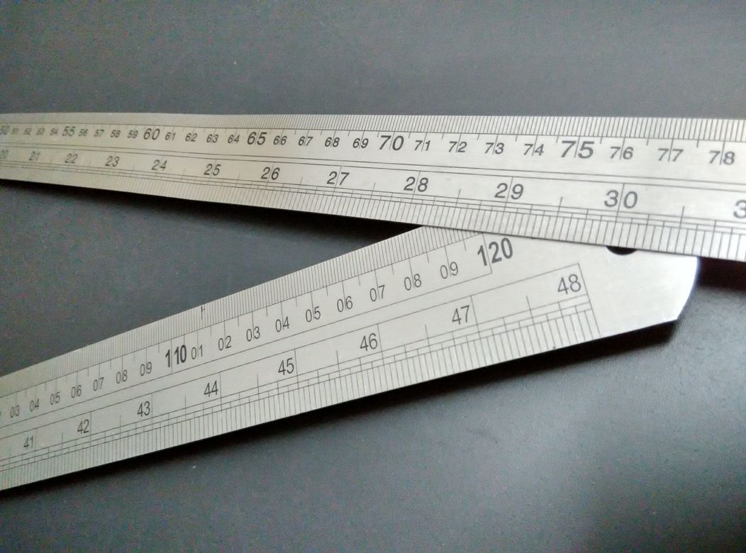  1 2 meters steel ruler thickened 120CM stainless steel steel plate ruler cut leather cloth car film male feet