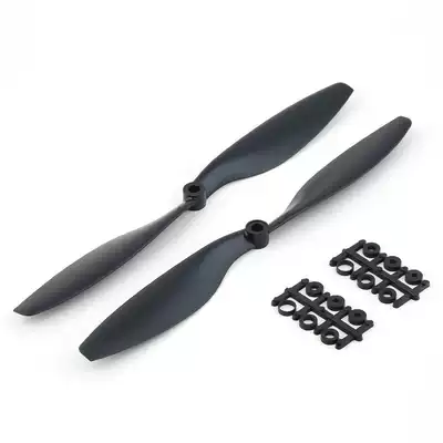High1pair 10x4 5 1045 BLACK Red Nylon Propeller For Hex Rot