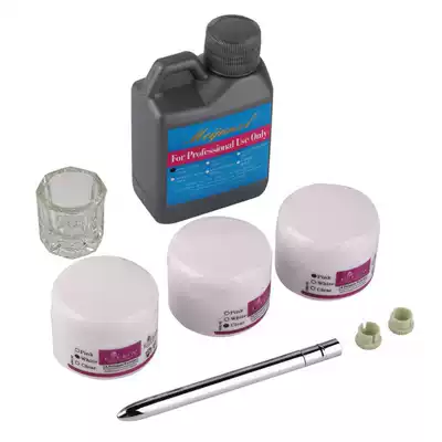 Portable Nail Art Tool Kit Set Crystal Powder Acrylic Liquid