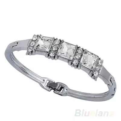 Women Fashion Jewelry Gift Silver Bangle Mating Charming Cry