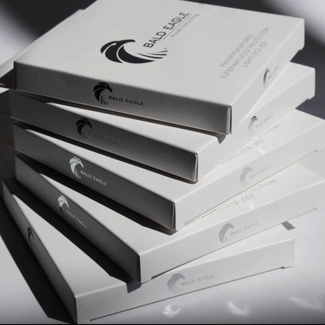 Bald EAGLE White Eagle String Folk Guitar String Box 6 sets