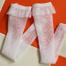 BJD doll, SD doll, white small net-shaped long socks