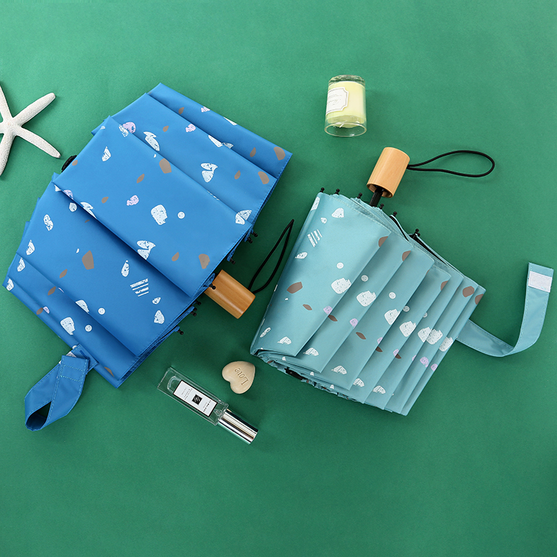 12 bone umbrella increased anti-wind and umbrella dual-use triplefold male and female double students shading umbrella anti-UV