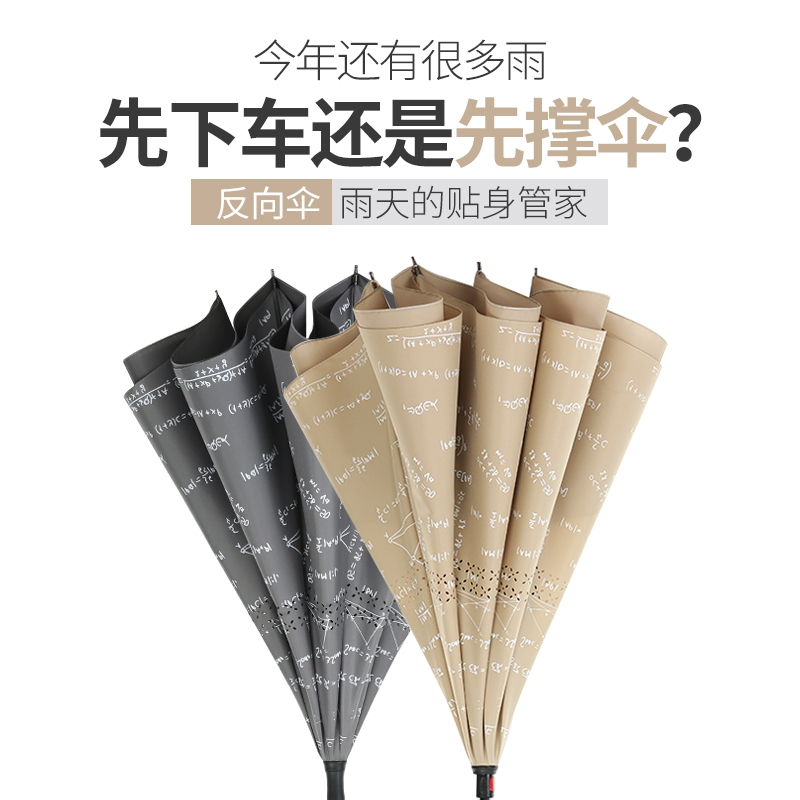 German umbrella reverse umbrella male and female large automatic double car free-in-car long handle umbrella double layer umbrella
