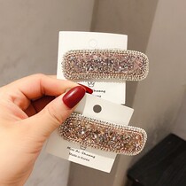 Han version of the new web Red Crushed Hair Liu Haiclip Children Bb Clip Pearl Side Clip Rear Brain Spoon Hairspoon Hairpin Hairspoon