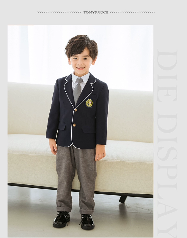 Tùy chỉnh độc quyền 2019 đồng phục trường tiểu học mẫu giáo phù hợp với quần áo ba lớp mùa thu và mùa đông cho trẻ em - Đồng phục trường học / tùy chỉnh thực hiện