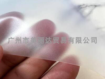 0.15mm thick waterproof, frosted, non-stick, smooth and semi-transparent PVC film for book cover packaging handbags, etc