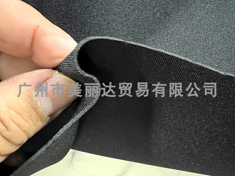 Used for Clothing, Handbags, Backpacks, Etc. Four-Way Stretch Diving Material, Waterproof 1.5mm Thick Black Sbr Neoprene Fabric