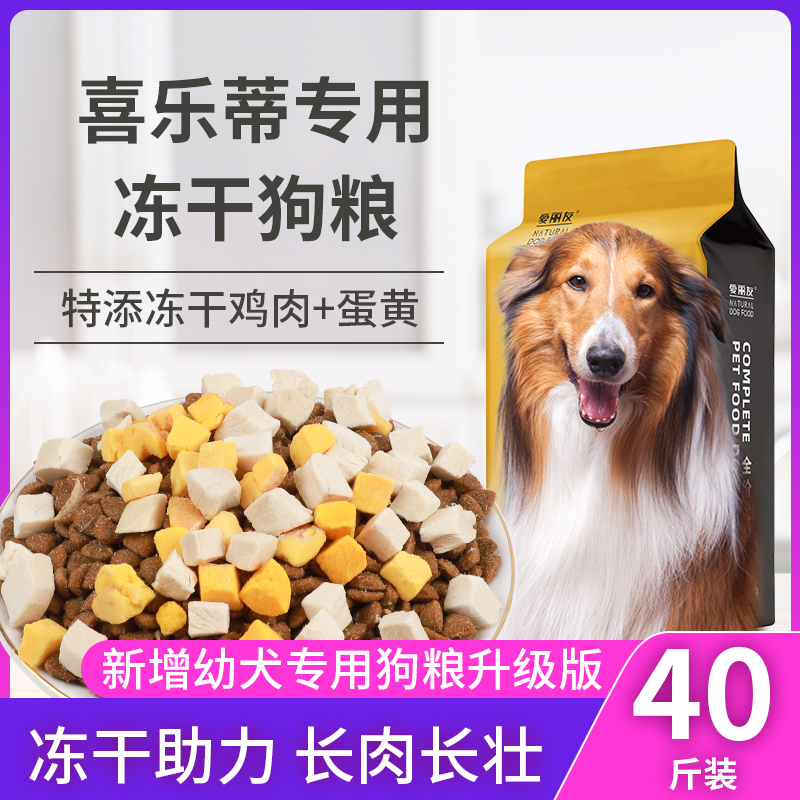 Shirletti specially used puppy dog to grow fat and beautiful hair with 40 kg joy shepherd dog food