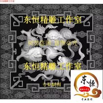 Lion Hydrangea and Lucky Clouds Fine Carvings Engravings Grayscale Images JDP Fine Carvings Reliefs