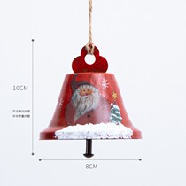 Nordic wrought iron Santa Claus snowman creative bells