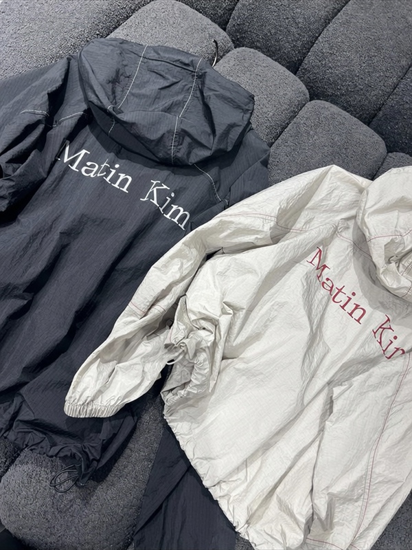 New Special Offer: Authentic Korean Matin Kim 25Ss Letter Jacket, Unisex