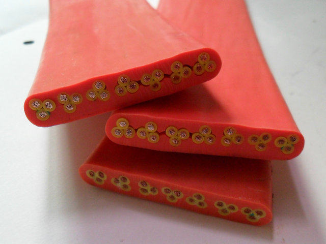 Flat cable TVVB21 x 1 5mm2 (squared) crane flat wire plated cable travelling flat cable