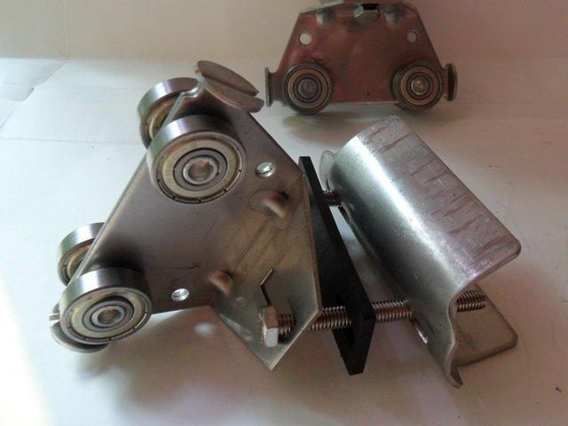 C30 pulley flat wire trolley 440 stainless steel bearings