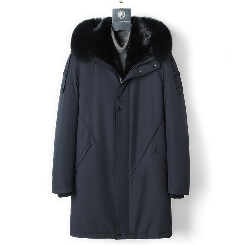 Pike overcomes the male mink bile fur hat Nick overcomes long fur coat in knee